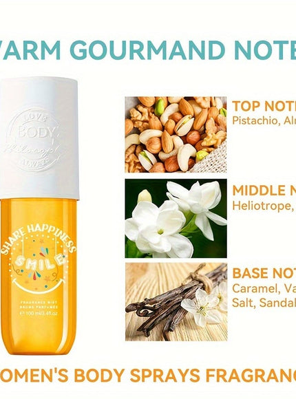 KissICON Warm Gourmand Notes Body Hair Mist 4 Scents Lasting