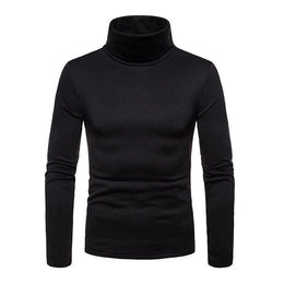 KissICON Warm Slim Fit Mens Turtleneck Thermal Long Sleeve Pullover