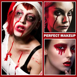 KissICON Washable Eye Create Realistic Blood Fake Blood Halloween Makeup For Drops Effect