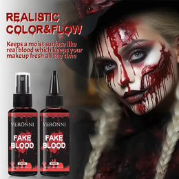 KissICON Washable Eye Create Realistic Blood Fake Blood Halloween Makeup For Drops Effect