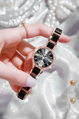 KissICON Watch For Women Retro Light Luxury Waterproof Diamond