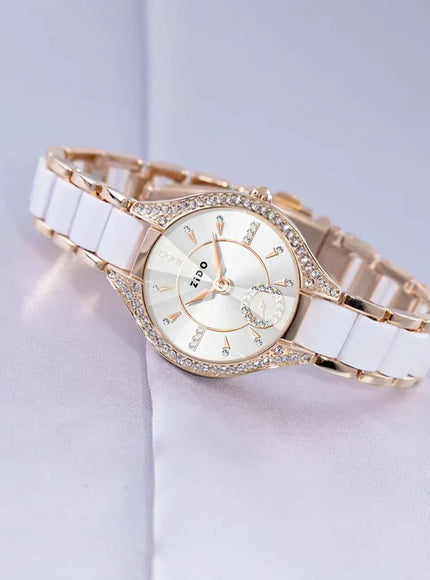 KissICON Watch For Women Retro Light Luxury Waterproof Diamond