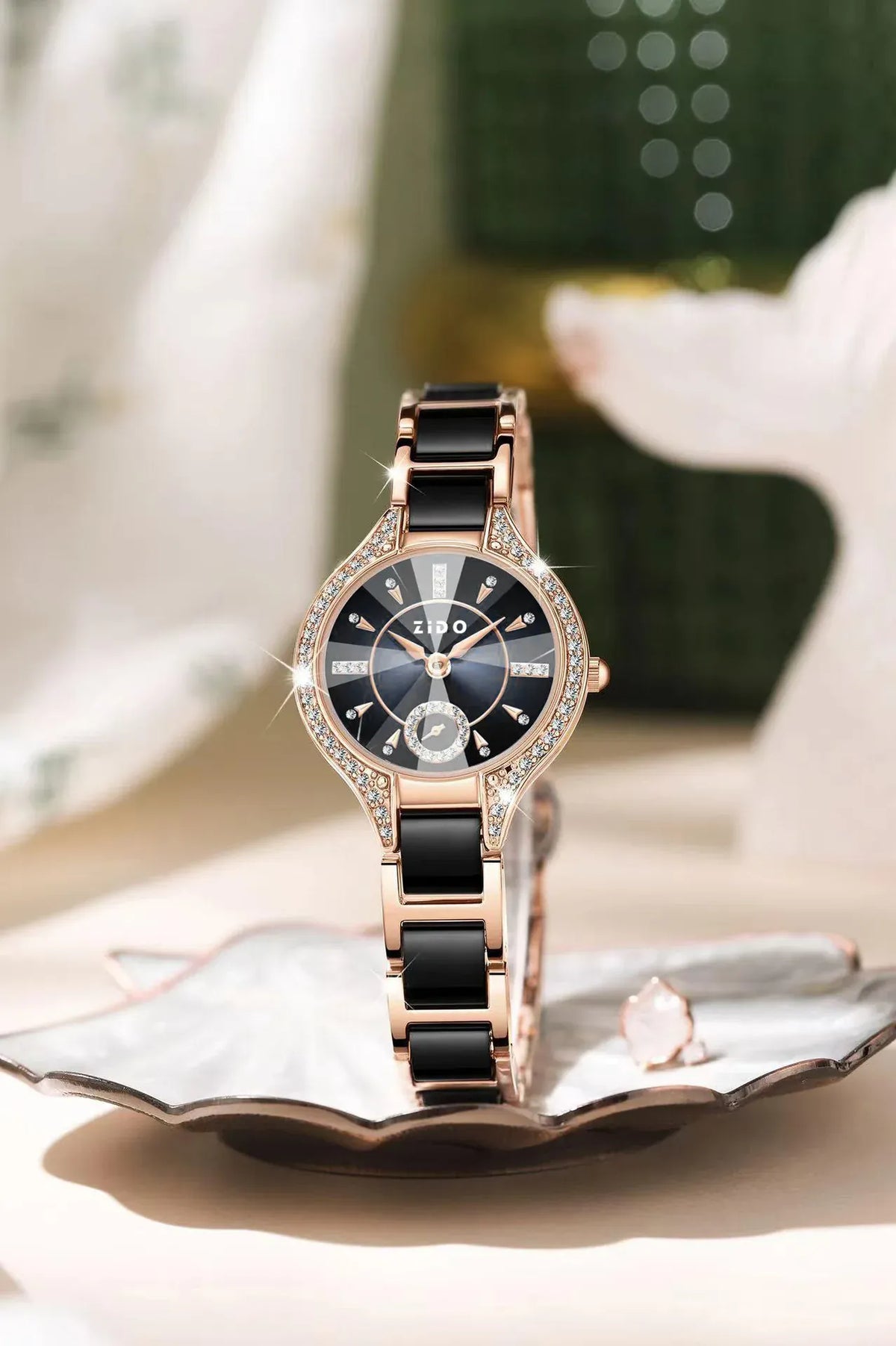 KissICON Watch For Women Retro Light Luxury Waterproof Diamond