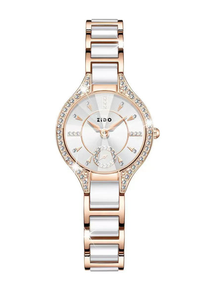 KissICON Watch For Women Retro Light Luxury Waterproof Diamond