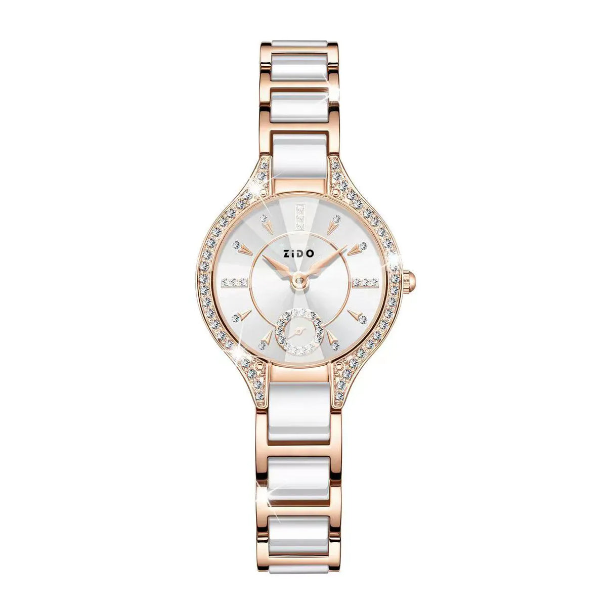 KissICON Watch For Women Retro Light Luxury Waterproof Diamond