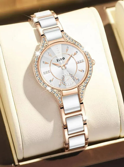 KissICON Watch For Women Retro Light Luxury Waterproof Diamond