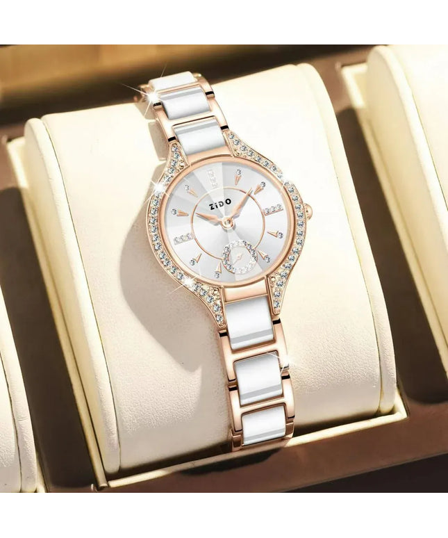 KissICON Watch For Women Retro Light Luxury Waterproof Diamond