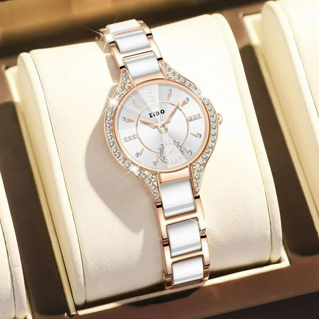 KissICON Watch For Women Retro Light Luxury Waterproof Diamond