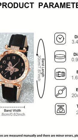 jkthpu-45 Watch + Wallet + Glasses Women's Watch, Wallet & Glasses Gift Set