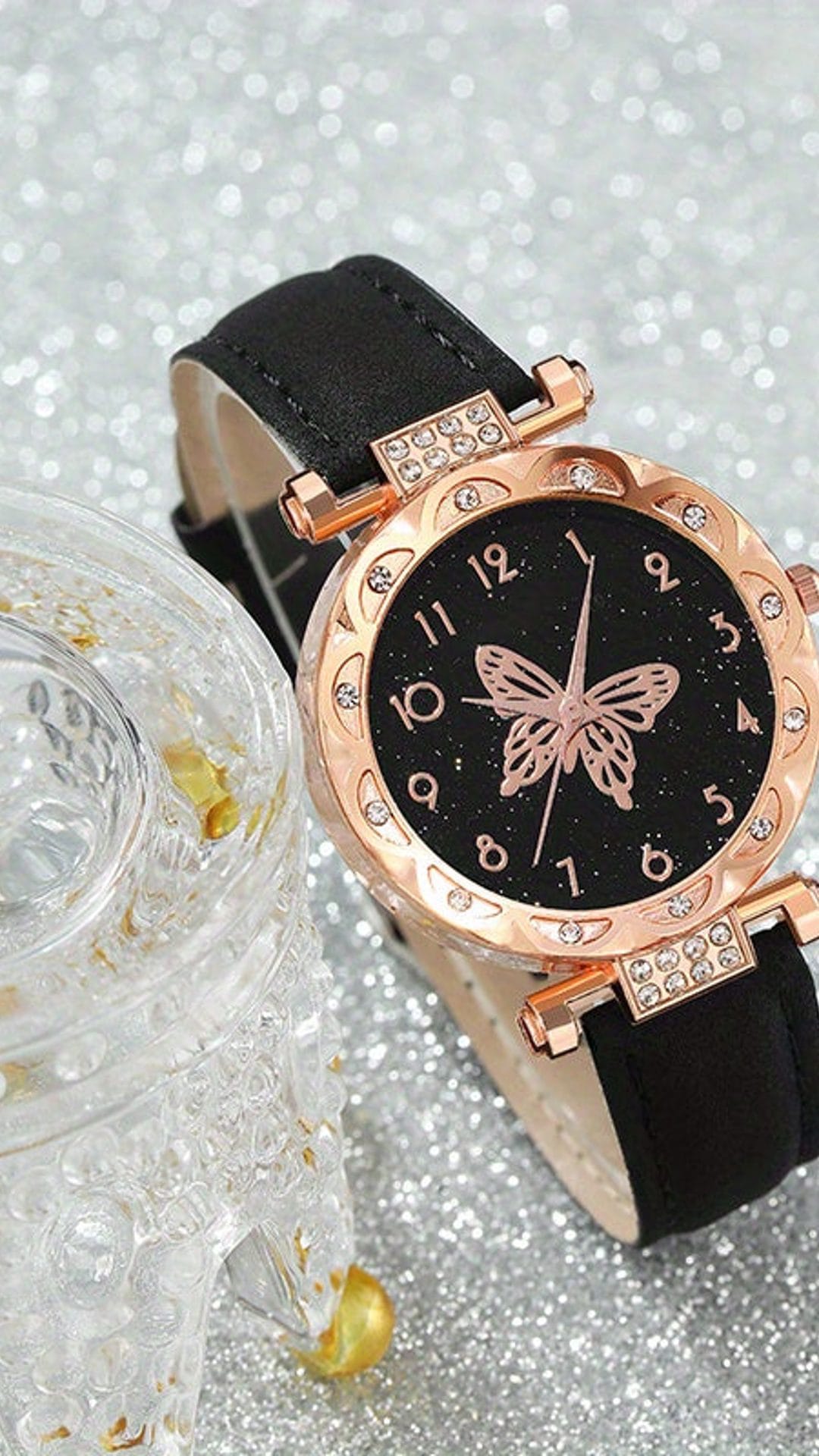 jkthpu-45 Watch + Wallet + Glasses Women's Watch, Wallet & Glasses Gift Set