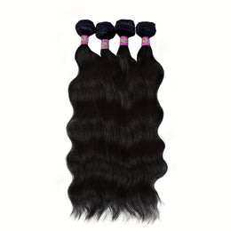 KissICON Water Wave Hair Bundles 18 Inch Ombre Blonde