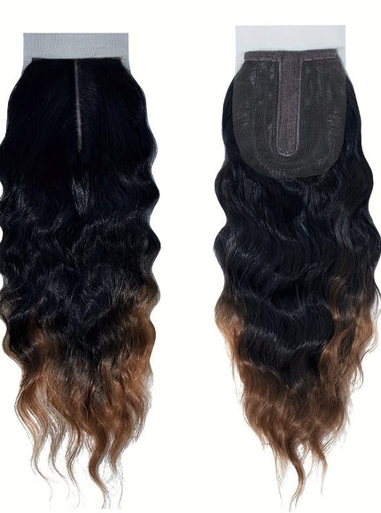 KissICON Water Wave Hair Bundles 18 Inch Ombre Blonde