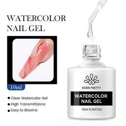 KissICON Watercolor Gel KissIcon Born Pretty 6 In 1 Nail Glue