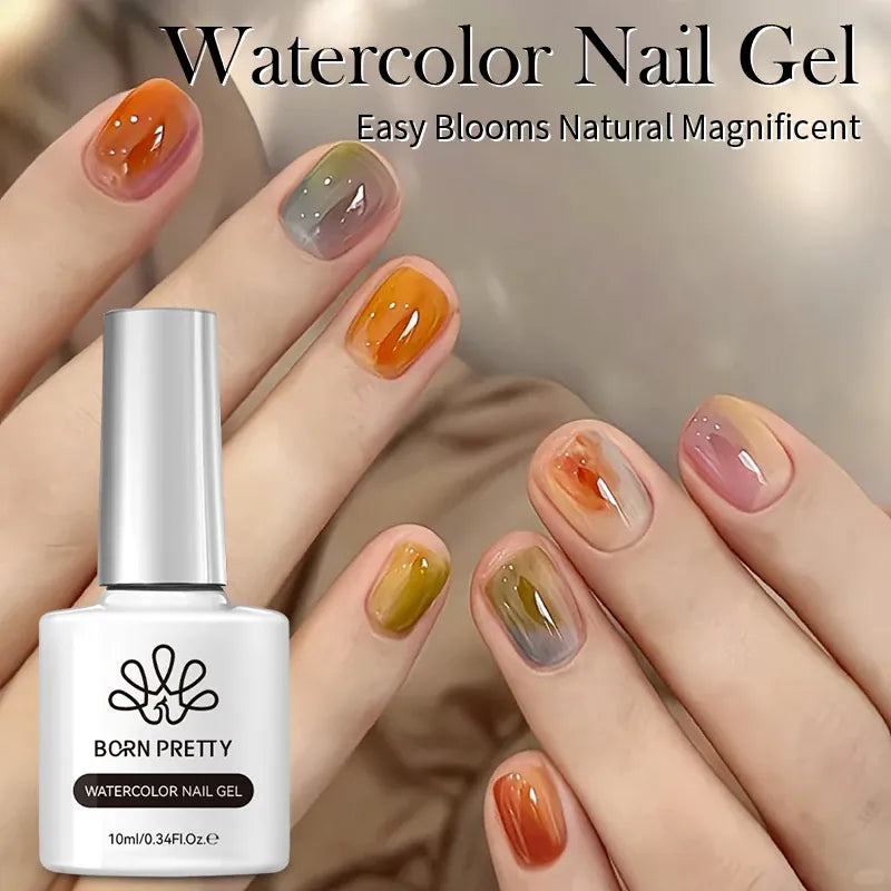 KissICON Watercolor Gel KissIcon Born Pretty Base and Top Coat Gel