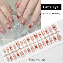 KissICON 💋 Watermelon Strawberry False Nails Set - Easy