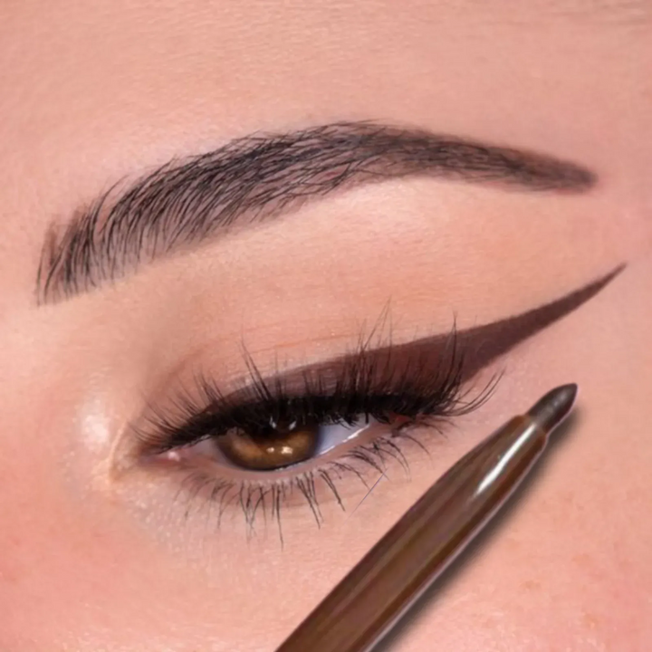 💋 Waterproof Black Brown Gel Eyeliner Pencil -