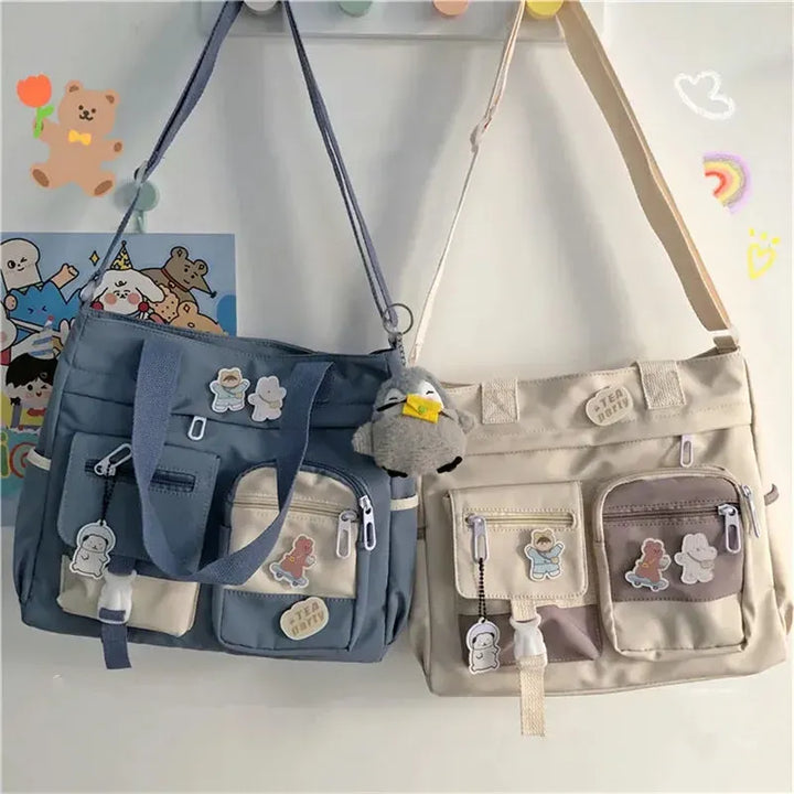Waterproof Canvas Handbags Shoulder Bags Nylon Tote