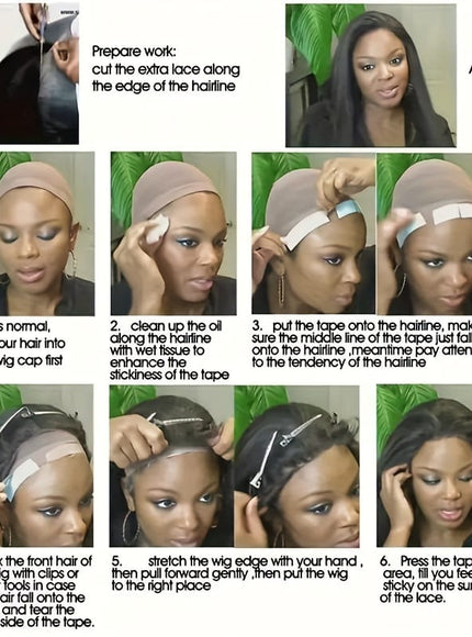 KissICON Waterproof Lace Wig Tape 20/40Pcs - Strong Hold