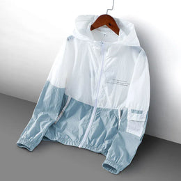 KissICON Waterproof SunProtect Quick Dry Hooded Windbreaker Jacket