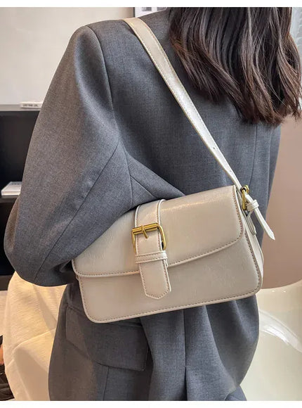 KissICON Waxed Leather Crossbody – Mini Square Purse