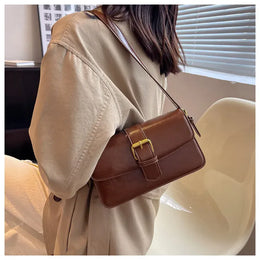 KissICON Waxed Leather Crossbody – Mini Square Purse