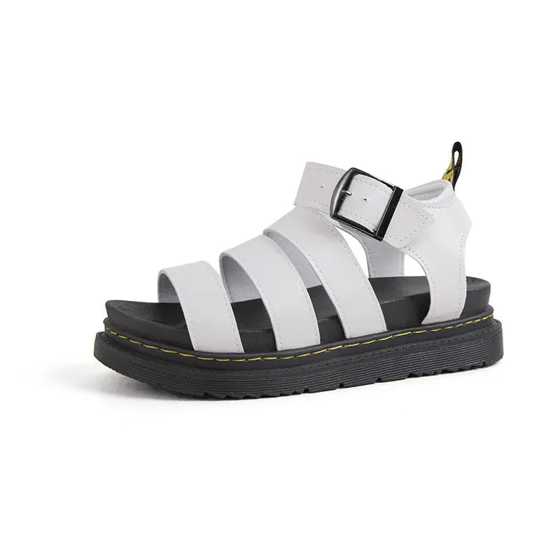 KissICON WHITE / 37 Summer New Thick Sole Casual Sandals