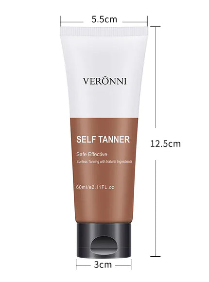 KissICON WHITE / 60ml Body Tanning Oil Bronzing Cream Natural Streak Free