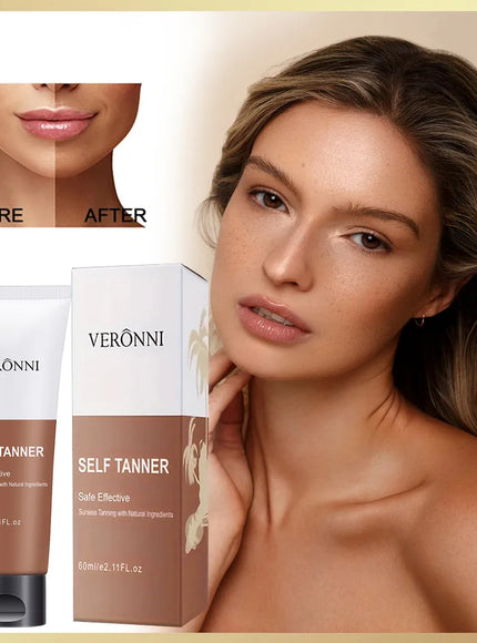 KissICON WHITE / 60ml Body Tanning Oil Bronzing Cream Natural Streak Free