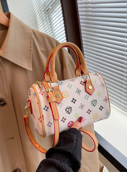 jkthpu-45 White Chic White PU Crossbody Bag