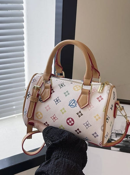 jkthpu-45 White Chic White PU Crossbody Bag