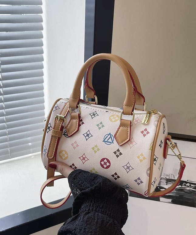 jkthpu-45 White Chic White PU Crossbody Bag
