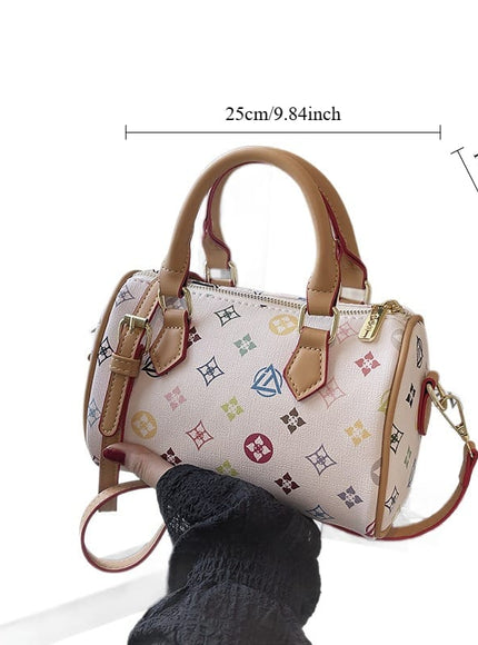 jkthpu-45 White Chic White PU Crossbody Bag
