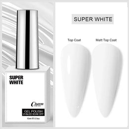 KissICON WHITE Classic Gel Nail Polish 15ml Black White Red