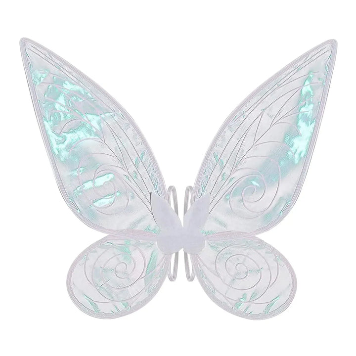 Fairy Wing,Butterfly Fairy Halloween Costume Angel Wings,Halloween Costume Sparkle Angel Wings Dress Up Party Favor White