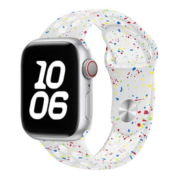 KissICON White gold / SM / 38 40 41 S10-11 42mm Silicone Strap For Apple Watch Ultra 3 2 Band 49mm 46mm 45mm 44mm 42mm 41mm 40mm Correa Bracelet iWatch Series 11 10 9 8 7 6 SE