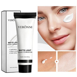 KissICON WHITE Halloween Pure White Makeup Foundation Mixable Pure White Foundation Adjuster Concealer Face Paint Makeup Clown COS Carnival