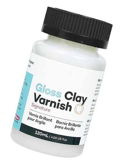 KissICON White KissIcon 120ML Gloss Varnish For Air Dry Glaze