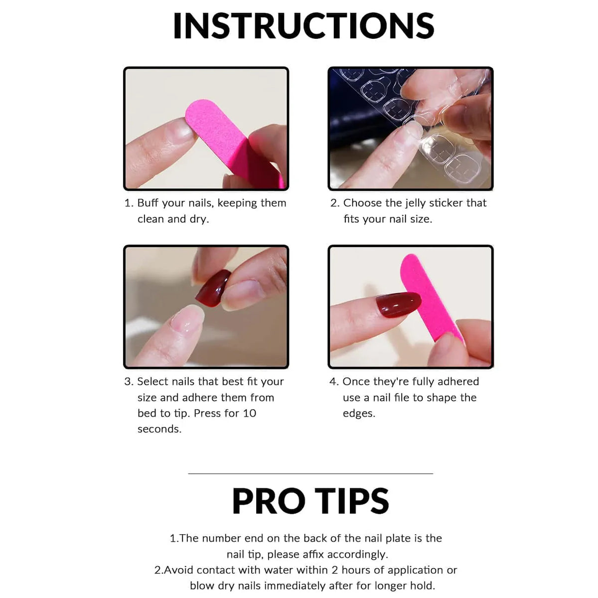 KissICON WHITE KissIcon 24Pcs Almond Press On Nails Pink Bow