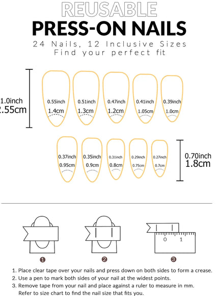 KissICON WHITE KissIcon 24Pcs Almond Press On Nails Pink Bow
