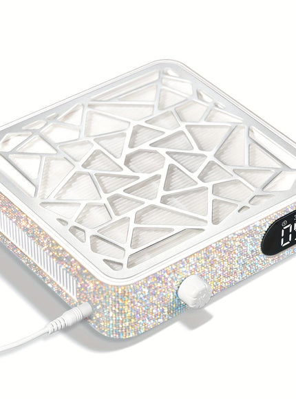 KissICON White KissIcon Pro Nail Dust Collector Vacuum For Clean