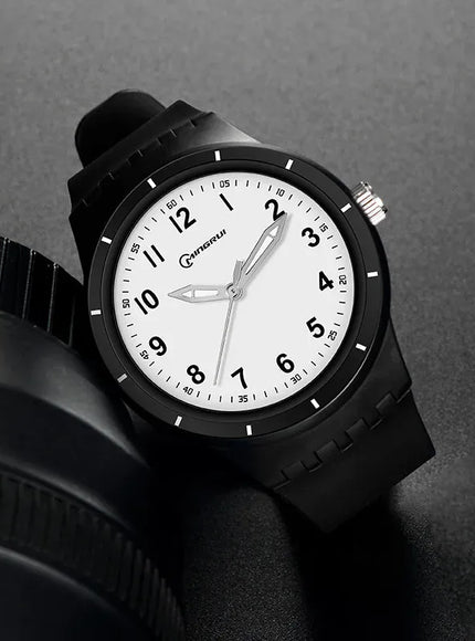 KissICON white KissIcon UTHAI BK23 Digital Watch Korean Edition Waterproof