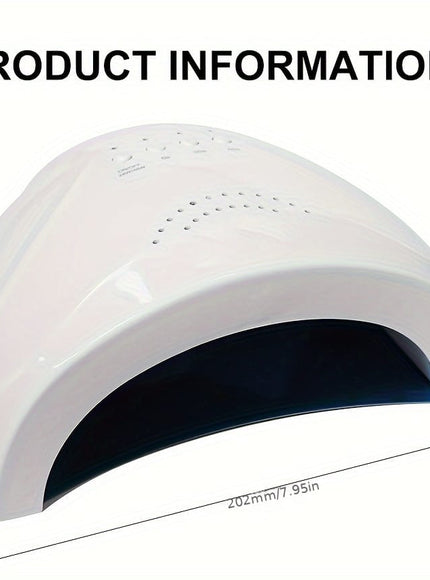 KissICON WHITE KissIcon UV LED Nail Lamp - Infrared Auto