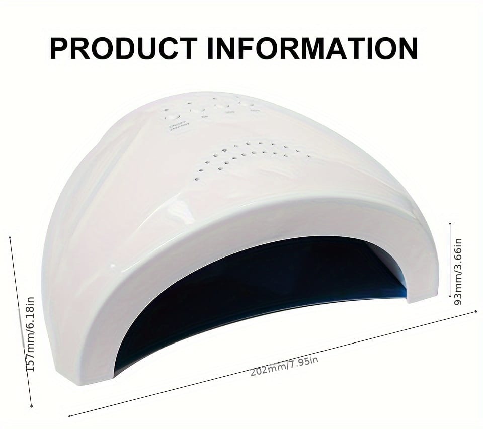 KissICON WHITE KissIcon UV LED Nail Lamp - Infrared Auto
