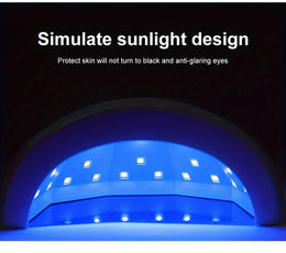 KissICON WHITE KissIcon UV LED Nail Lamp - Infrared Auto