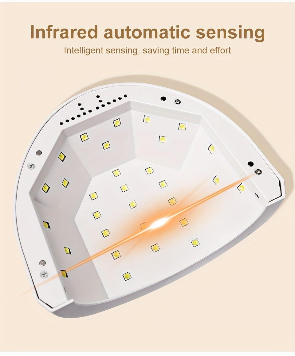 KissICON WHITE KissIcon UV LED Nail Lamp - Infrared Auto