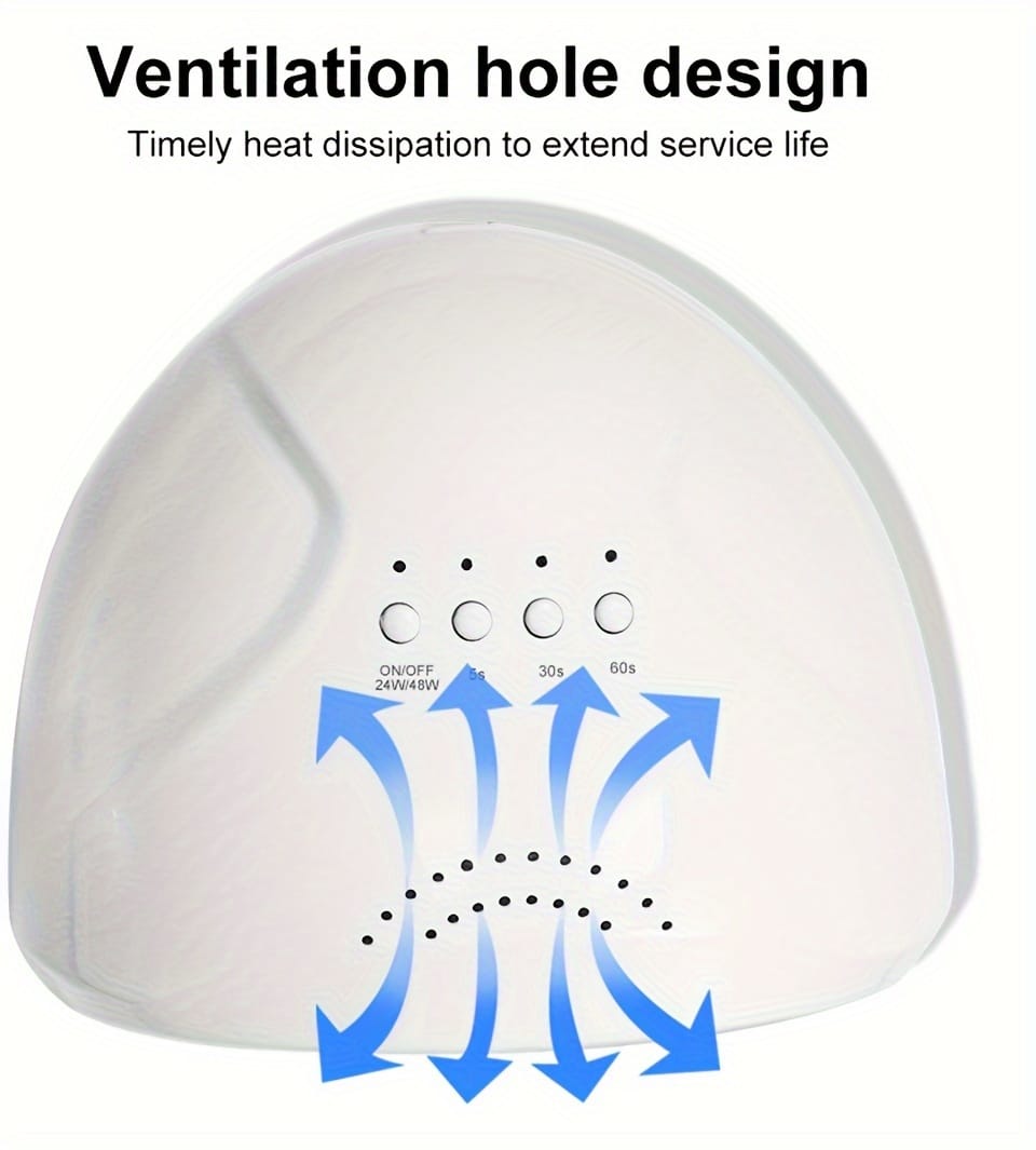 KissICON WHITE KissIcon UV LED Nail Lamp - Infrared Auto