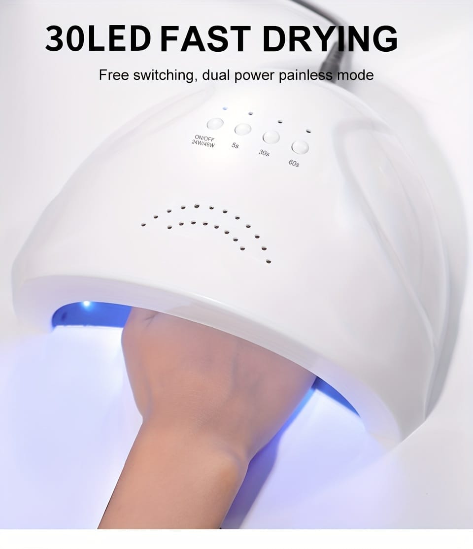 KissICON WHITE KissIcon UV LED Nail Lamp - Infrared Auto