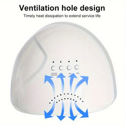 KissICON WHITE KissIcon UV LED Nail Lamp - Infrared Auto