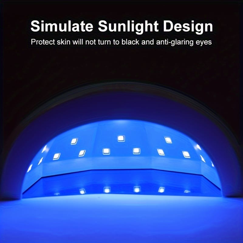 KissICON WHITE KissIcon UV LED Nail Lamp - Infrared Auto