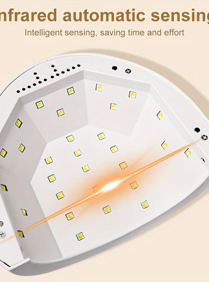 KissICON WHITE KissIcon UV LED Nail Lamp - Infrared Auto